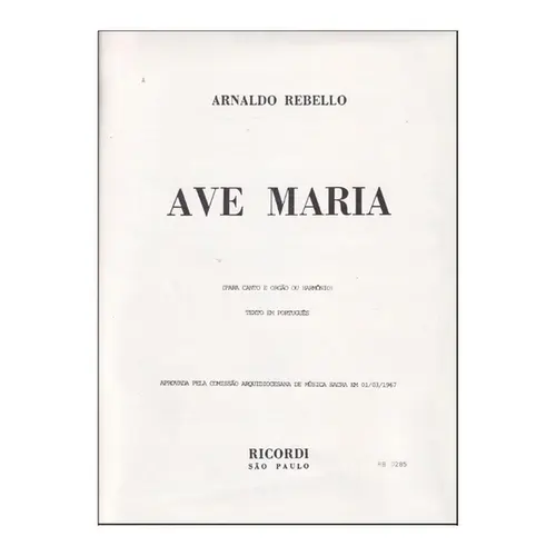 Ave Maria - Exemplar Antigo