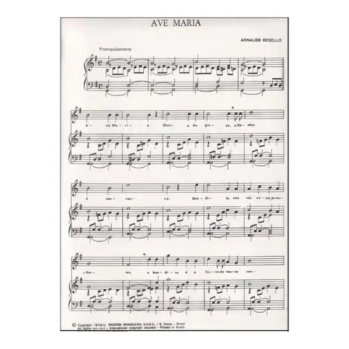 Ave Maria - Exemplar Antigo