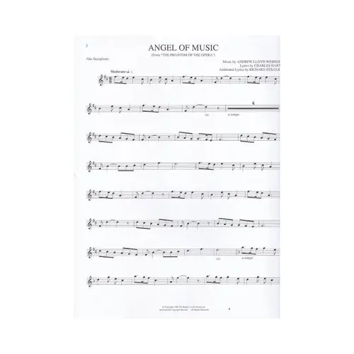 Best Of Andrew L. Webber - Sax Alto