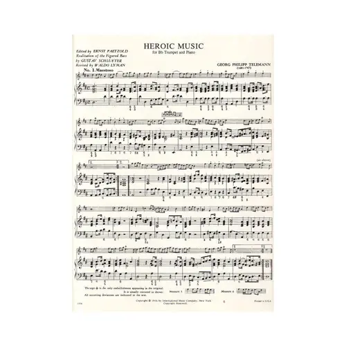 Heroic Music - Twelve Pieces (Trumpet)