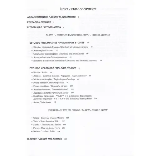 Vocabulário do Choro