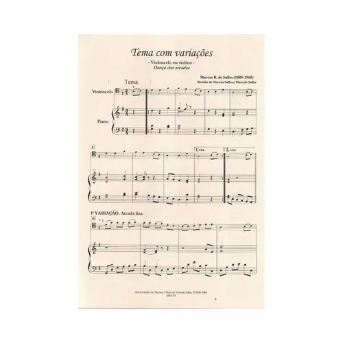 Tema Com Variações - Op. 81