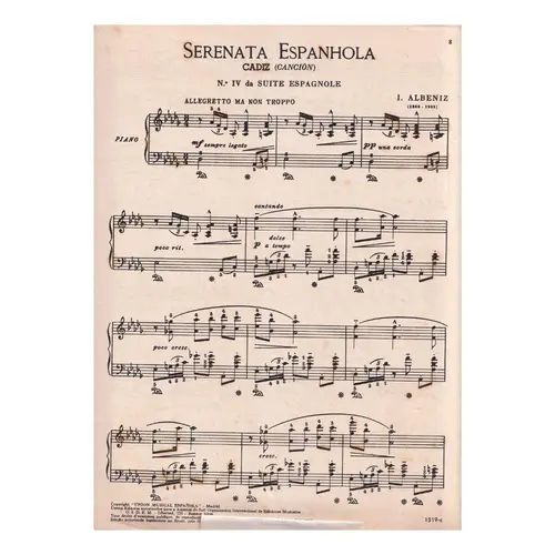 Serenata Espanhola (Cadiz) - N.4