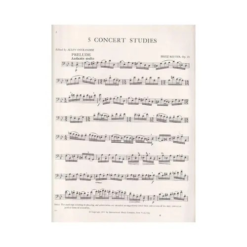 5 Concert Studies - Op.2 (Trombone)