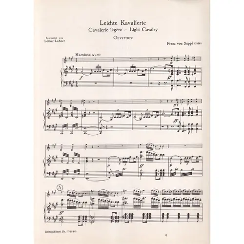 Leichte Kavallerie - Ouverture - Violino