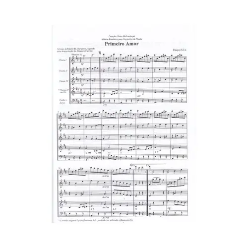Música Brasileira Para Conjunto De Flautas 2