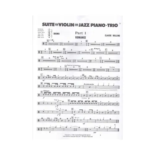 Suite For Violin And Jazz Piano