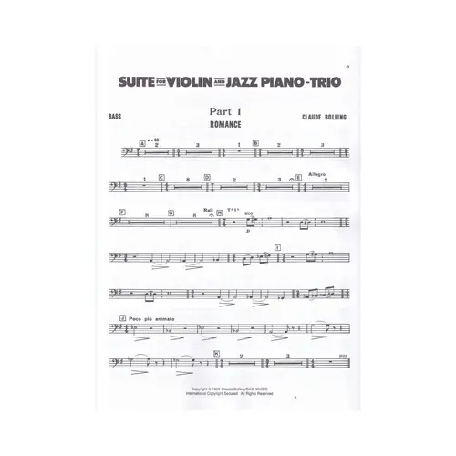 Suite For Violin And Jazz Piano