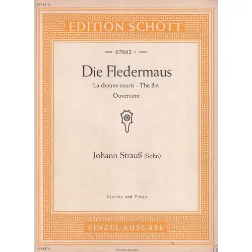 Die Fledermaus  - Ouverture