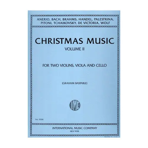 Christmas Music - Vol.2 For Two Violins, Viola And Cello  (Partitura E Partes)