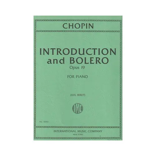 Introduction And Bolero Op.19