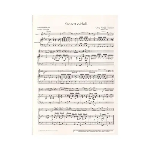 Konzert C Moll Fur Oboe