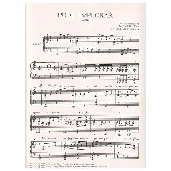 Pode Implorar  - Samba
