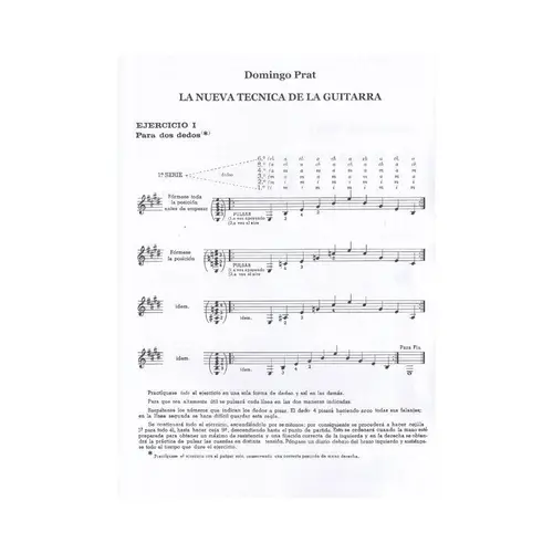 La nueva tecnica de la guitarra
