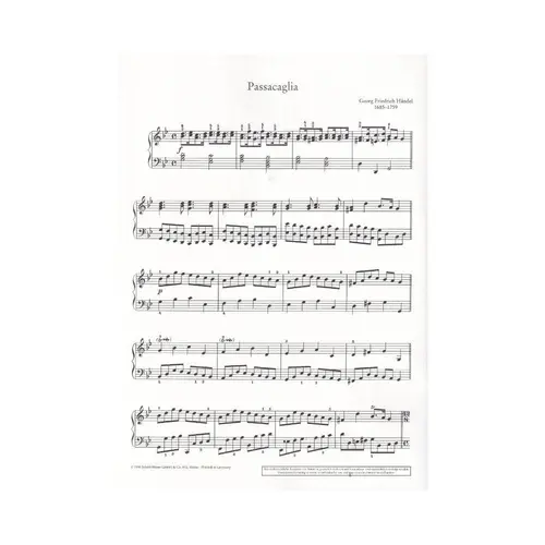 Passacaglia G Moll /  Chaconne D Moll