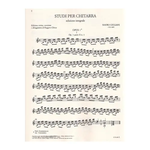 Studi Per Chitarra - Vol.1 - Op.1, Op.48