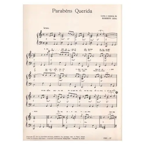 Parabens Querida  (Edição Antiga)
