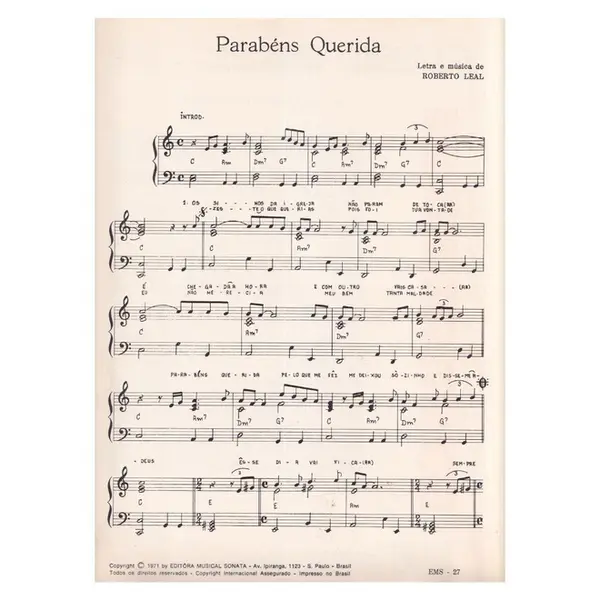Parabens Querida  (Edição Antiga)
