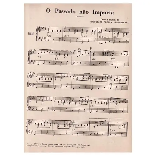 O Passado Não Importa  - Guaránia