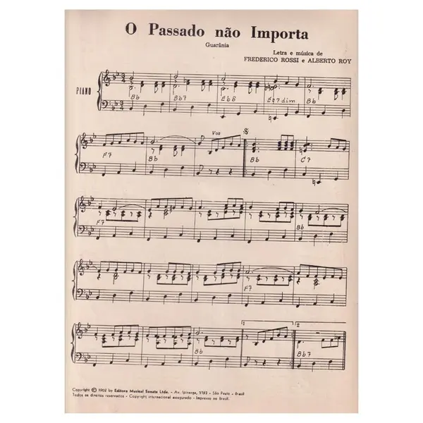 O Passado Não Importa  - Guaránia
