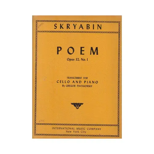 Poem - Op.32 N.1  (Edição Antiga)
