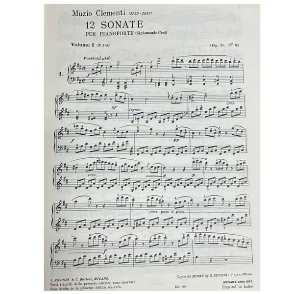 12 Sonate Vol.1 (1-6)
