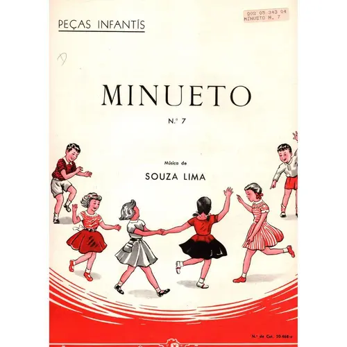 Minueto N.7 - Peçs Infantis - Exemplar Antigo