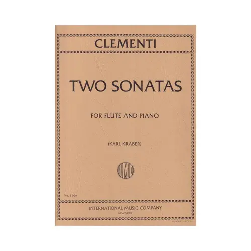 Two Sonatas For Flute And Piano