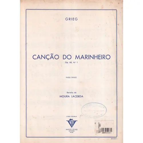 Canção Do Marinheiro - Op.68 N.1