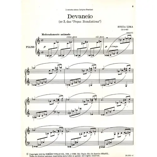 Devaneio (N.5 Das Peças Românticas)