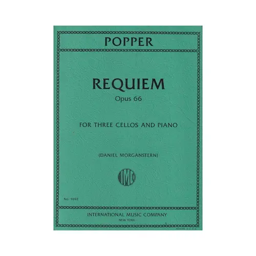 Requiem - Op. 66 For Three Cellos And Piano