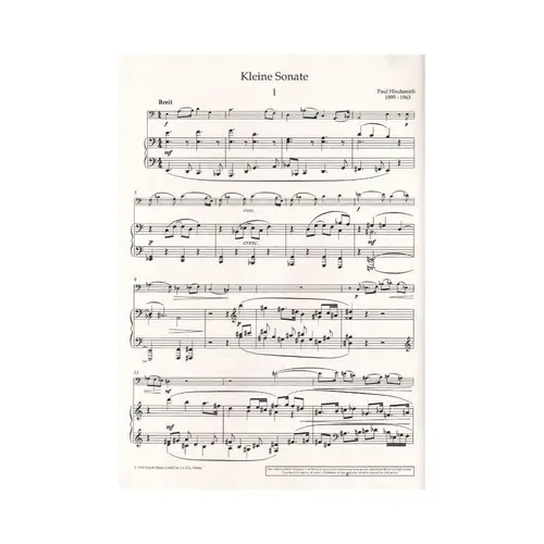 Kleine Sonate Fur Cello