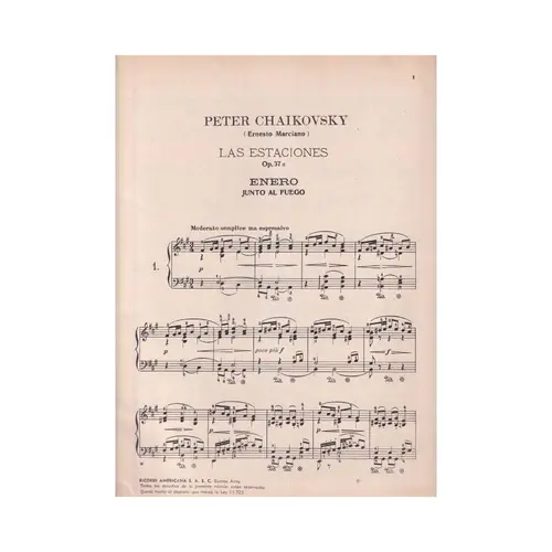 Le Stagioni  - Estaciones - Op.37 A