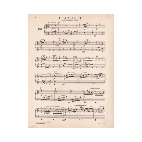 Sonata L.239 - A Minor