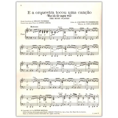 E A Orquestra Tocou Uma Canção