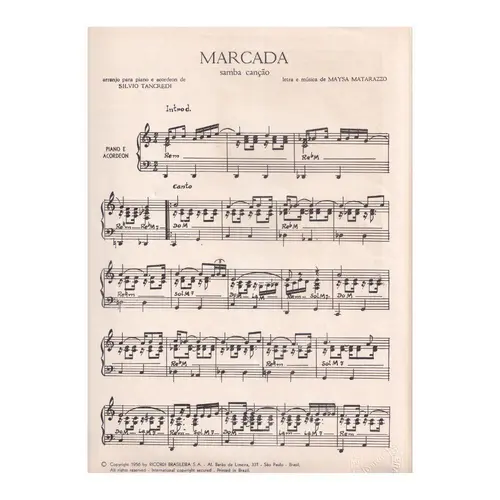 Marcada - Samba Canção