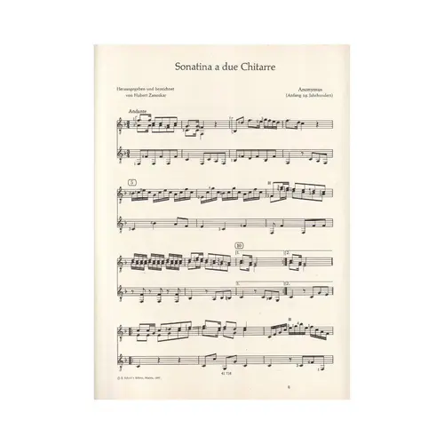 Sonatina a Due Chitarre