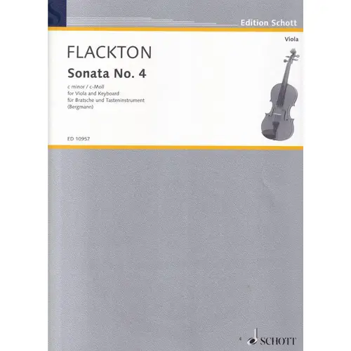 Sonata N.4 C Minor For Viola