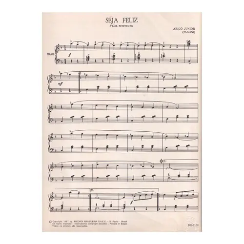 Seja Feliz - Valsa Recreativa