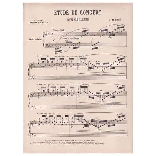 Etude De Concert - Op.33