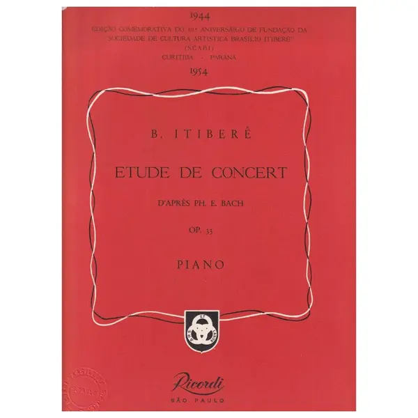 Etude De Concert - Op.33