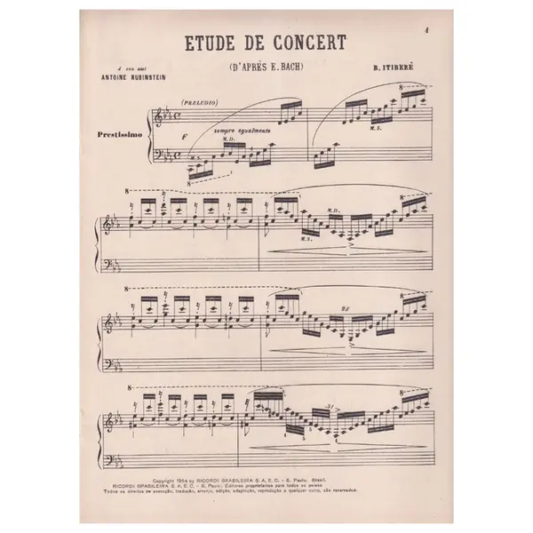 Etude De Concert - Op.33