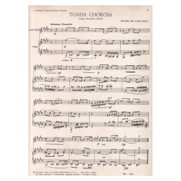 Cantiga De Ninar - Toada Chorosa