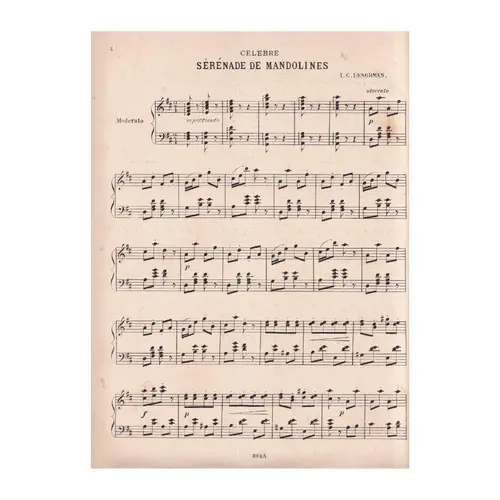 Serenade De Mandolines  (Edição Antiga)
