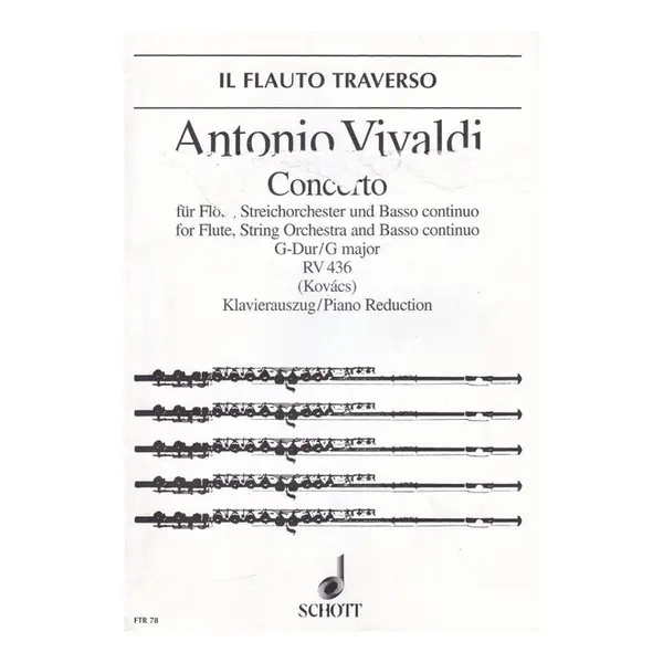 Concerto Fur Flote G Dur - Rv 436
