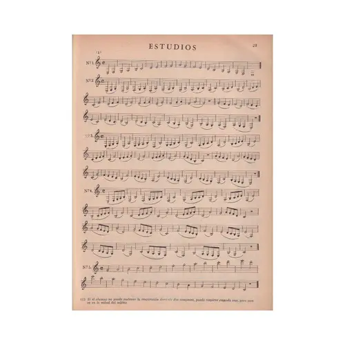Método para Clarinete - 1. Parte - Exemplar Antigo