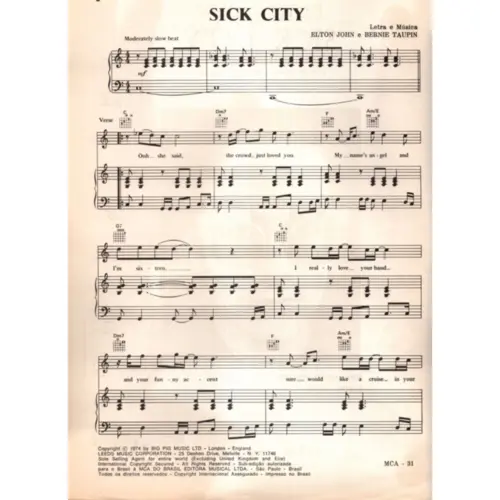 Sick City  (Edição Antiga)