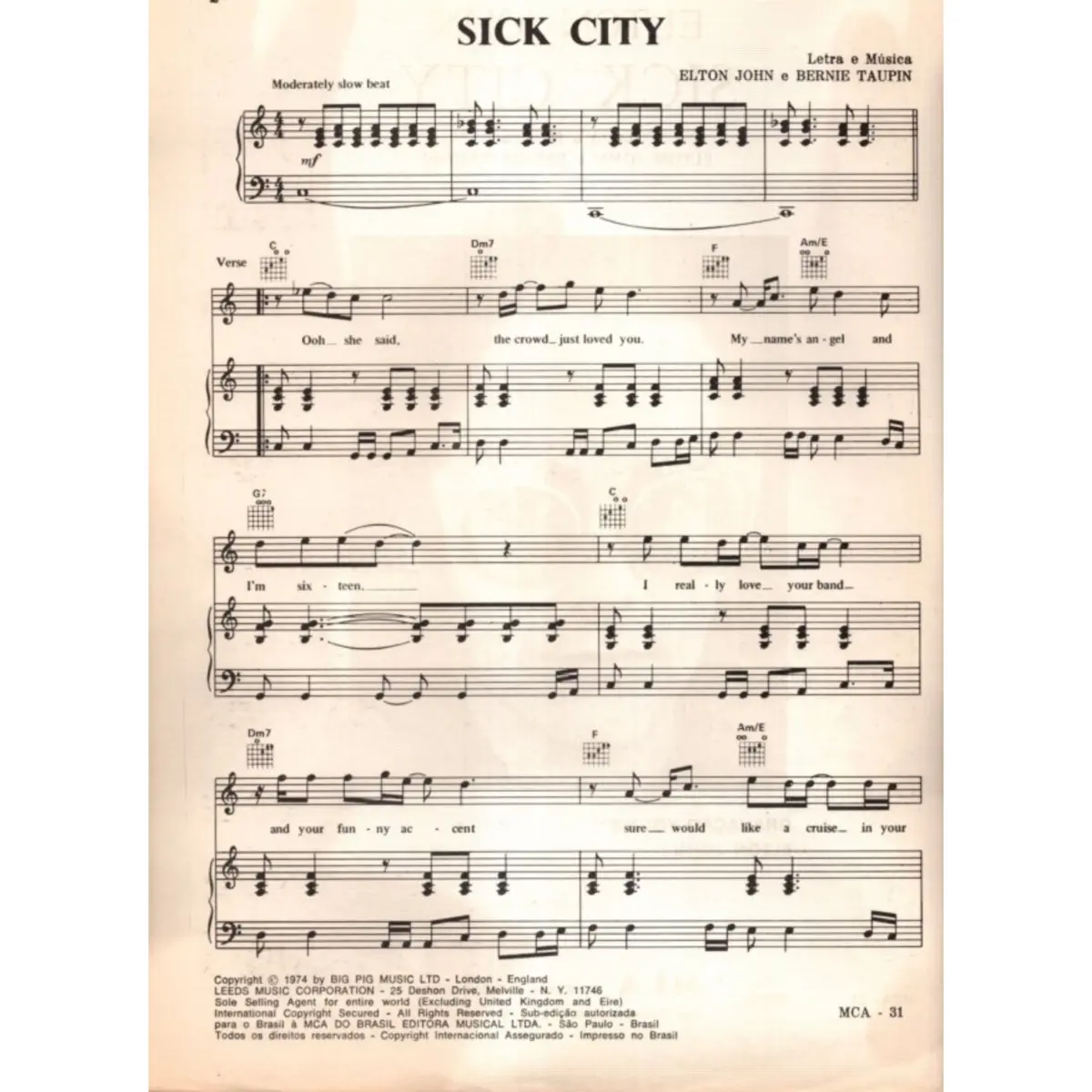 Sick City  (Edição Antiga)