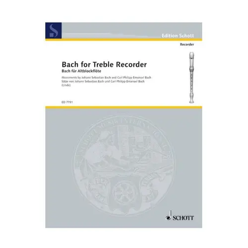 Bach For Treble Recorder