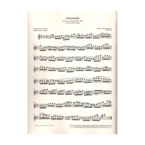 Bach For Treble Recorder